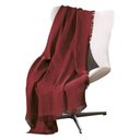 Ver imagem 3 de Manta de Algodão Unicolor Liso Vermelho 120 X 150cm