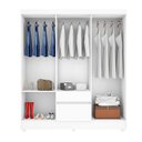 Ver imagem 6 de Conjunto Quarto Guarda Roupa e Comoda Forggia Branco