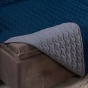 Ver imagem 7 de Protetor de Sofá Retrátil Shield Hipercal 400 Fios Dupla Face 2,20m - Marinho/cinza Mr Enxovais Retr