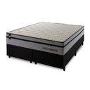 Ver imagem 6 de Conjunto Cama Box Super King c/ Molas Ensacadas Preston Preto 193x203x71