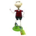 Ver imagem 3 de Boneco Futebol Time Vermelho e Preto Mesa Metal (bon-p-13)