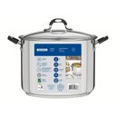 Ver imagem 6 de Caldeirão Astro Silicone em Aço Inox Fundo Triplo Tampa de Vidro 30 Cm 15,2 L - Tramontina