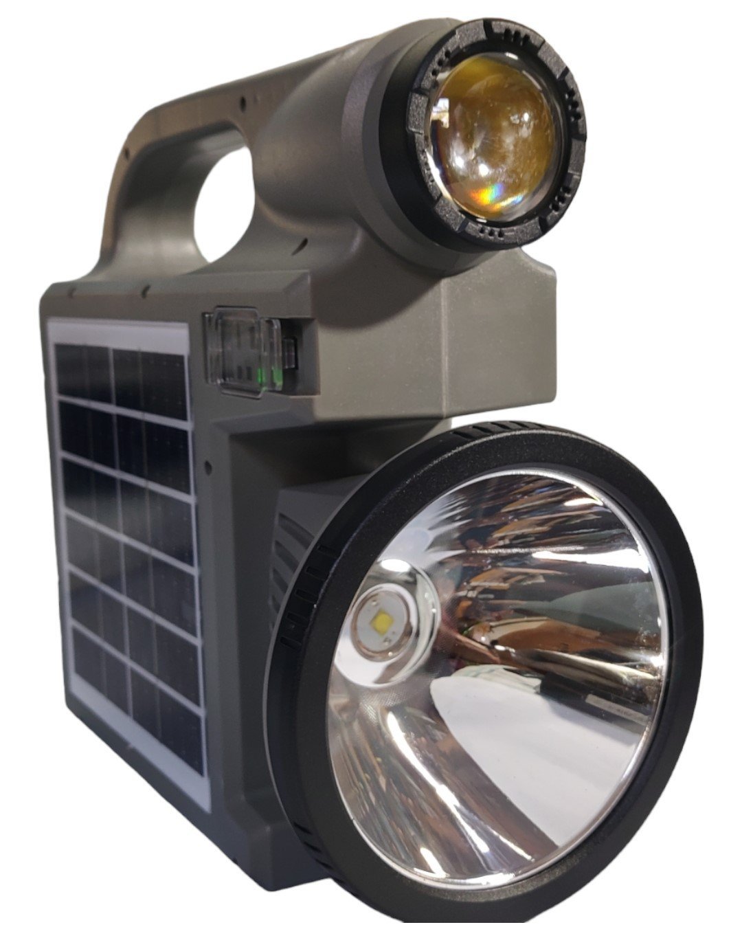 Lanterna Holofote Solar super potente Carregador celular Semnalizar Lanterna Holofote solar mais Car