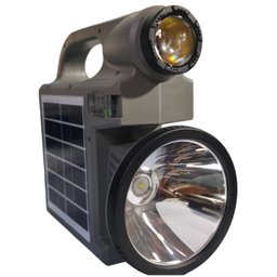Lanterna Holofote Solar super potente Carregador celular Semnalizar Lanterna Holofote solar mais Car - 1