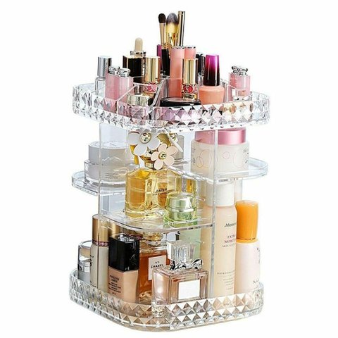 Organizador Porta Maquiagem Cosméticos Grande em Acrílico Gt914