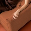Ver imagem 6 de Poltrona Retrátil Cama Solteiro 2 em 1 Zia Confortável e Funcional Bouclê Terracota - Abmaza