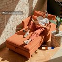 Ver imagem 5 de Poltrona Retrátil Cama Solteiro 2 em 1 Zia Confortável e Funcional Bouclê Terracota - Abmaza