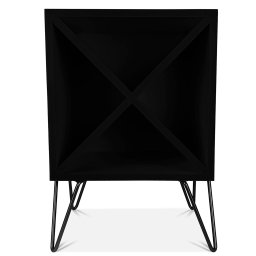 Suporte Adega De Vinho Santiago Madeira MDF 12 Garrafas - Preto - 5