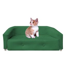 Sofa Pet Megui Verde Almofadinha - 3 Sofa Pet Megui Verde Almofadinha - 3