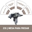 Ver imagem 4 de Micro Retífica 4000 com 5 Acoplamentos, Tupia, Mesa, Guia, Mini Serra e Suporte Dremel-220v