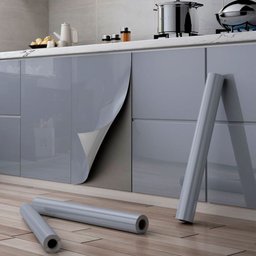 Papel Parede Adesivo Lavavel Laca Alto Brilho Azul Profundo - 12