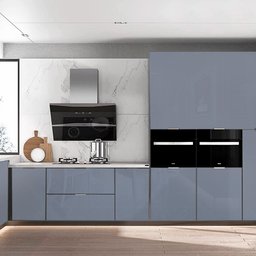 Papel Parede Adesivo Lavavel Laca Alto Brilho Azul Profundo - 7
