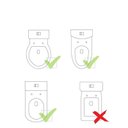 Ver imagem 3 de Troninho Infantil com Escada e Assento Redutor Ajustável Almofadado para Vaso Sanitário