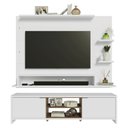 Ver imagem 4 de Rack com Painel para Tv até 60 Polegadas 180 Cm Branco/rustic Metz Madesa Branco/rustic
