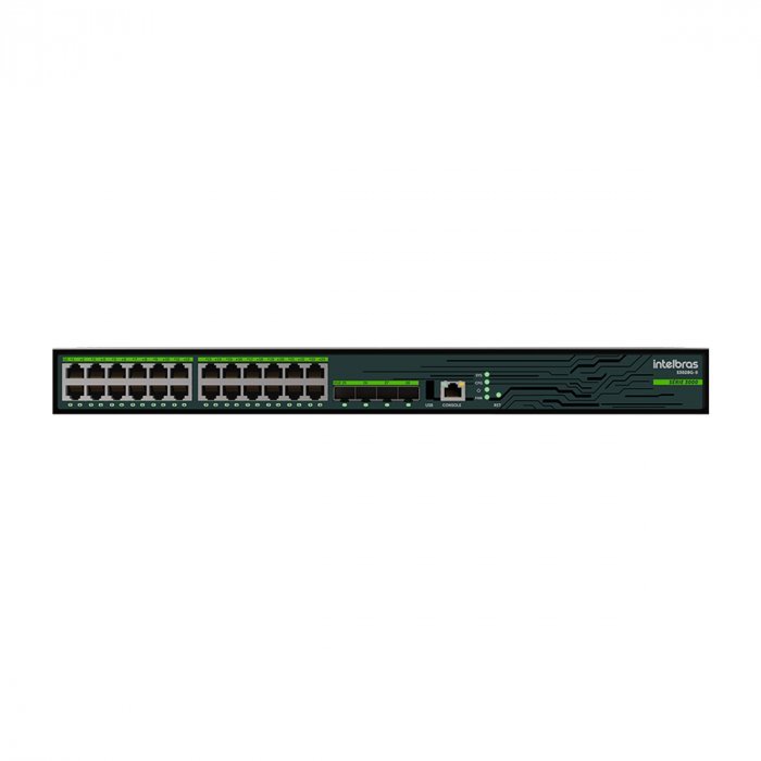 Switch Gerenciavel L3 24 Portas Gigabit 4 Sfp+ S3028g-b | MadeiraMadeira