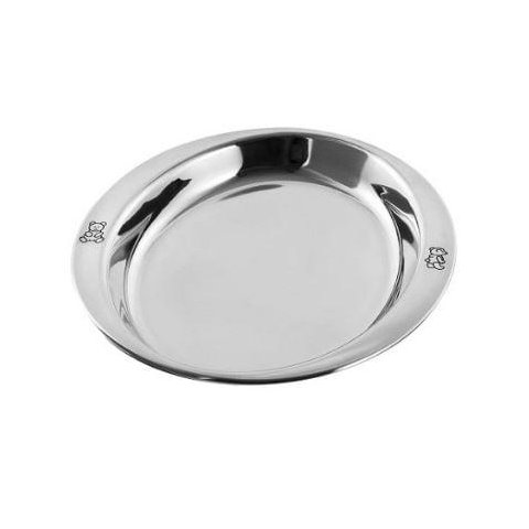 Prato Infantil Inox Infantil Bear 21 cm - Mimo Style - AN957