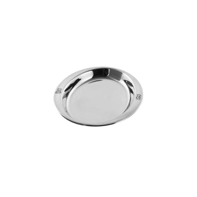 Prato Infantil Inox Infantil Bear 21 cm - Mimo Style - AN957