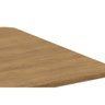 Tampo Mesa Sala de Jantar Madeirado Madeira F160 160x90cm Nogueira - Kappesberg - 4