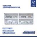 Ver imagem 5 de Lavanderia Modulada Guarapari 2 Armários Aéreos - Kaiki Móveis Branco