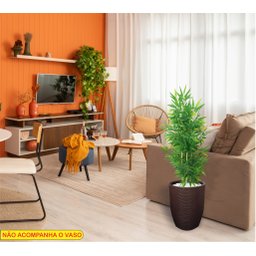 Planta Artificial Árvore Bambu Japonês 1,30 Metros de Altura - 3