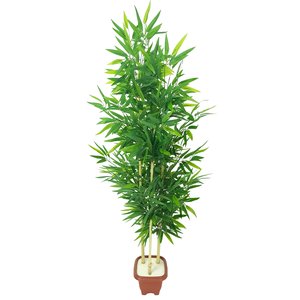 Planta Artificial Árvore Bambu Japonês 1,30 Metros de Altura