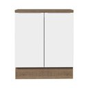 Ver mais imagens de Balcão de Cozinha Stella 70cm 2 Portas Rustic Branco