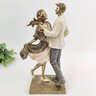 Enfeite Estátua Casal Dançando 25x10x8cm Luxo Topo De Bolo - 5