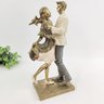Enfeite Estátua Casal Dançando 25x10x8cm Luxo Topo De Bolo - 2