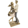 Enfeite Estátua Casal Dançando 25x10x8cm Luxo Topo De Bolo - 1