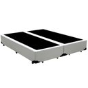 Ver imagem 1 de Cama Box Blindado Casal Bipartido Extremo Reforçado King Design Sintético Branco 138x188x40