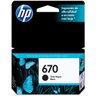 Cartucho HP 670 Preto CZ113AB 7,5ML - 1