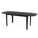 Ver imagem 2 de Mesa Extensível Oval 2,0m Aberta Tiê CabeCasa MadeiraOriginals Preto