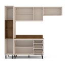Ver imagem 3 de Cozinha Completa Koya 8 Portas 3 Gavetas 40250042 Creme - Politorno