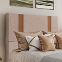 Ver imagem 7 de Cabeceira Casal 138 cm Veron Veludo Rose Soon