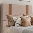 Ver imagem 2 de Cabeceira Casal 138 cm Veron Veludo Rose Soon