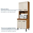 Ver mais imagens de Cozinha Completa 14 Portas 3 Gavetas Atenas