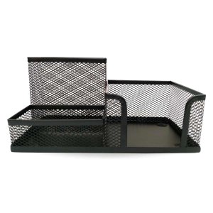 Kit Organizador para Escritório com 3 Partes Preto - 100un