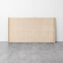 Ver imagem 2 de Cabeceira Cama Queen 164cm Estofada Cor:Veludo Creme