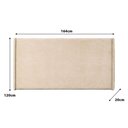 Ver imagem 3 de Cabeceira Cama Queen 164cm Estofada Cor:Veludo Creme