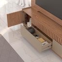 Ver imagem 3 de Rack Home Dallas para TV 75" 210cm com Gaveta e Portas Soft Close Fendi Bechara Móveis