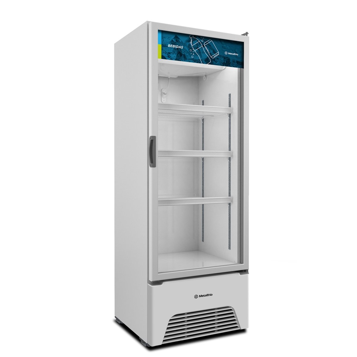 Refrigerador Conservador Geladeira Expositora Vertical  403 Litros 220V VB40AL Metalfrio - 2