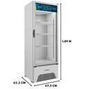 Ver imagem 5 de Refrigerador Conservador Geladeira Expositora Vertical  403 Litros 220V VB40AL Metalfrio