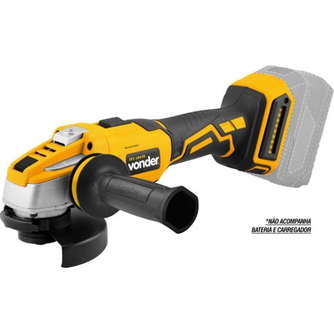 Esmerilhadeira 4.1/2'' Bateria Intercambiável De 18 V Sem Bateria E Sem Carregador Iev 1847B Vonder