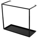 Ver imagem 1 de Prateleira Minimalista para Sala Quarto e Cozinha 40x35cm Una Preto