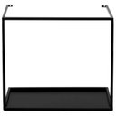 Ver imagem 5 de Prateleira Minimalista para Sala Quarto e Cozinha 40x35cm Una Preto