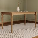 Ver imagem 2 de Mesa de Madeira 160cm 6 Lugares Rubia Freijó F07 - Mpozenato