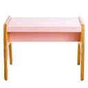 Ver imagem 1 de Banco da Mamãe Auxiliar de Madeira Natural Rosa Fabrink