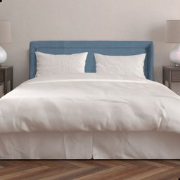 Cabeceira de Cama Box Estofada 90 Cm Solteiro Linho Stela - 2
