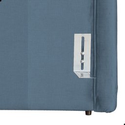 Cabeceira de Cama Box Estofada 90 Cm Solteiro Linho Stela - 5