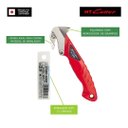 Ver imagem 2 de Kit Estilete Japonês Pr-1200P Mais 10 Lâminas de Reposição Br-400P Nt Cutter